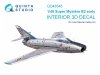 Quinta Studio QD48548 Super Mystere B2 Early 3D-Printed & coloured Interior on decal paper (Azur/Special Hobby) 1/48